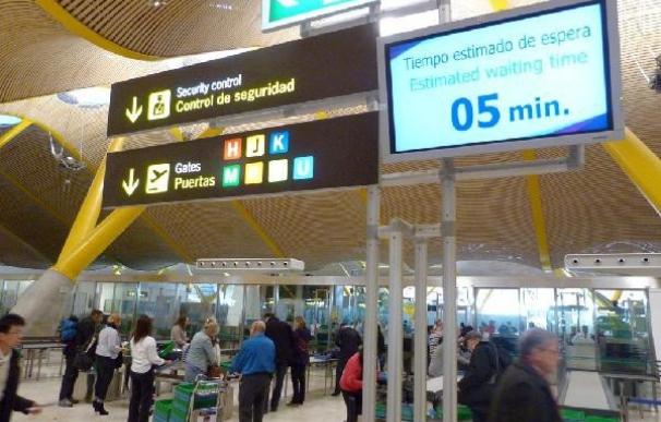 El aeropuerto de Barajas aumentó un 9,3% sus viajeros en noviembre, la subida más elevada desde enero de 2010