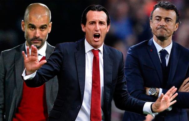 Guardiola, Emery y Luis Enrique, los tres españoles que optan al Balón de Oro 2015