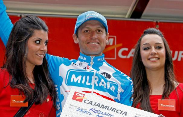 Roberts gana tercera etapa de la Vuelta a Murcia y Jufre se sitúa de líder