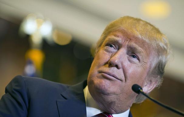 Republican presidential hopeful Donald Trump annou