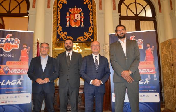 Málaga acogerá el partido amistoso entre España y Venezuela de baloncesto el próximo 20 de agosto