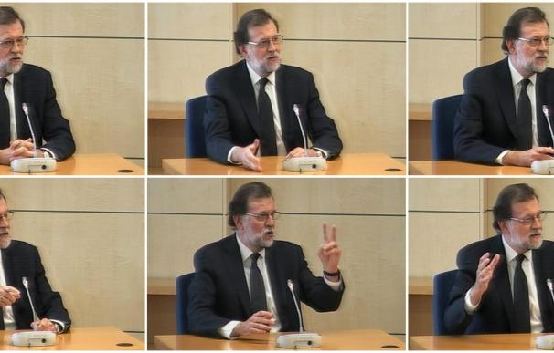 Respuestas de Rajoy a los distintos bloques de preguntas formuladas en su declaración en la Audiencia Nacional