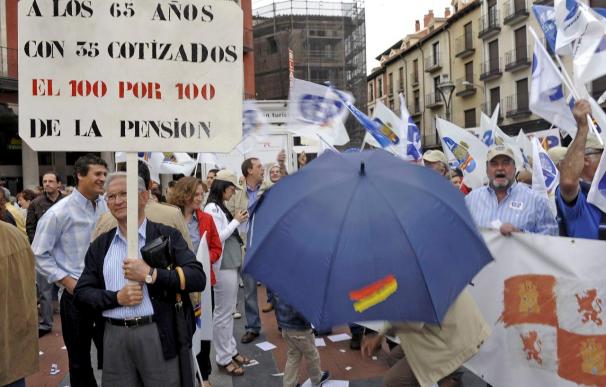 6.000 manifestantes cierran jornada protesta en Castilla y León, con seguimiento desigual