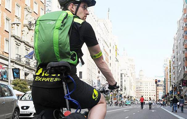 La empresa de mensajería por bicicleta Green Express arranca en Madrid en plena crisis - Green Express