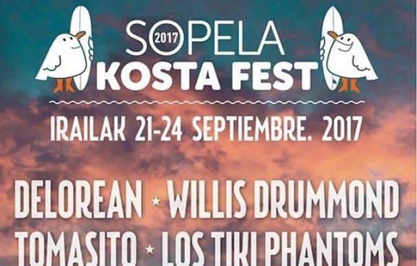 Delorean encabezará el cartel de la cuarta edición del festival Sopela Kosta Fest