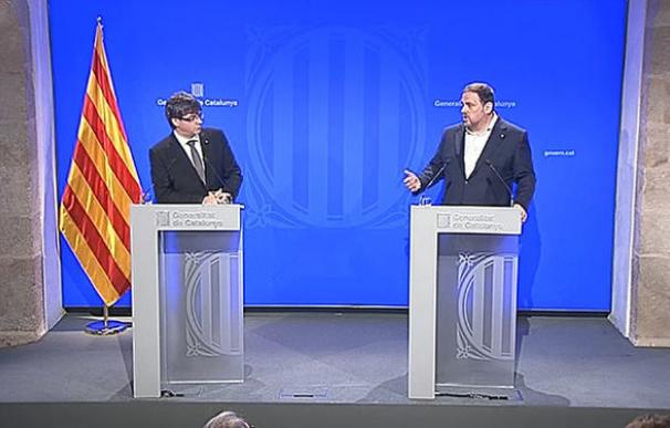 Puigdemont niega haber cesado a ningún conseller y achaca su salida a su ética
