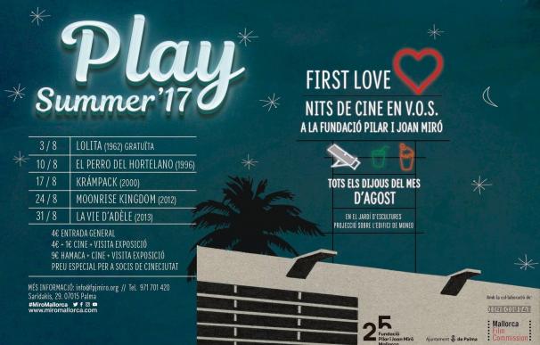 Cinco películas sobre el primer amor formarán parte del ciclo de cine Play Summer este agosto