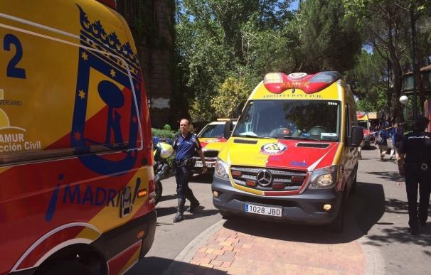 El Samur atiende finalmente a 33 personas por el accidente en la montaña rusa del Parque de Atracciones de Madrid