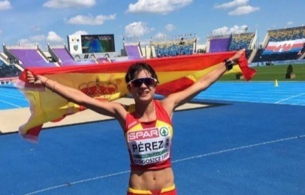 María Pérez, subcampeona de Europa de 20 km marcha
