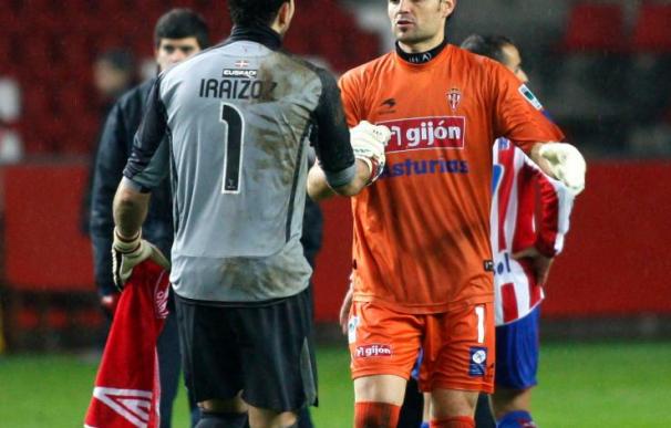 Iraizoz jugará frente al Getafe su partido oficial 100 con el Athletic