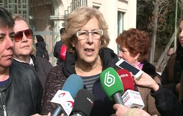 Carmena destaca la rentabilidad de acuerdos, no sabe dónde llegarán con PSOE pero sí que "se hace camino al andar"