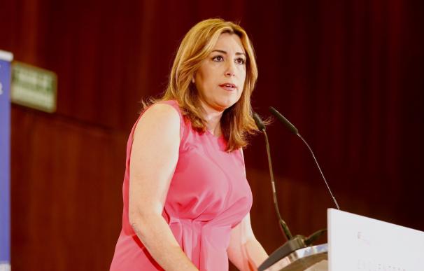 Susana Díaz señala el "silencio" del PP andaluz ante los exaltos cargos del Gobierno de Aznar imputados en los ERE