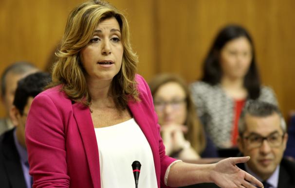 Susana Díaz registra su solicitud de comparecencia a petición propia en el Parlamento andaluz