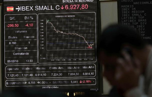 La Bolsa española abre a la baja y el Ibex cede el 0,32 por ciento
