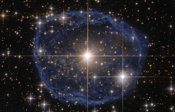 La imagen del día de la NASA: La burbuja azul de Hubble