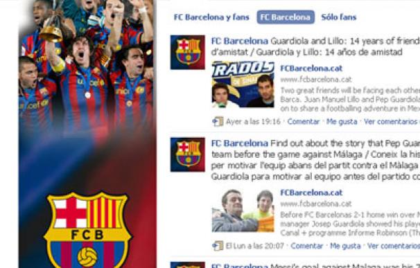 Perfil del F.C. Barcelona en Facebook