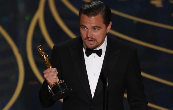 DiCaprio se acordó de Scorsese y el cambio climático en su discurso / AFP