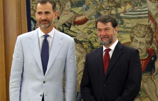 El Rey Felipe VI recibe en audiencia a Pedro Luis Alonso Fernández