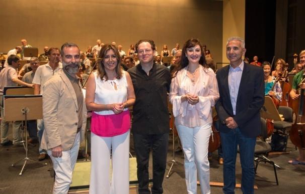 Susana Díaz muestra su apoyo a la Sinfónica