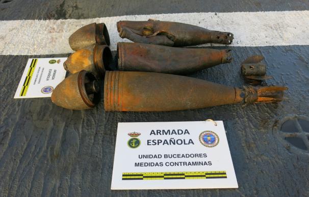 Personal especialista en desactivación de explosivos neutralizan en Melilla cinco proyectiles