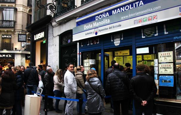Los españoles llenan la gran hucha de las Loterías con un gasto de 8.808,8 millones