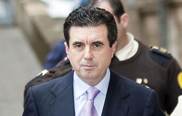 El ex presidente del Gobierno balear Jaume Matas llega a los juzgados de instrucción de la capital balear para declarar por el caso Palma Arena.