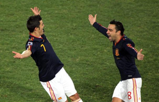 1-2. La España de Villa salva el 'match ball' y se cita con Portugal en octavos