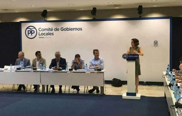 Gamarra llama a PSOE "a lograr acuerdos en ámbito municipal para seguir creciendo y creando empleo por nuestros vecinos"