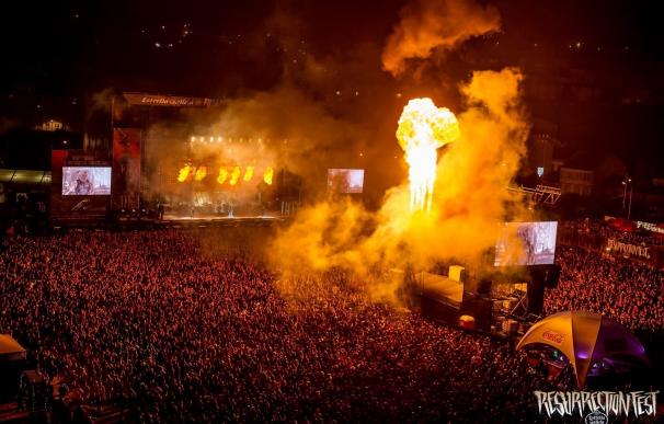 Rammstein hace arder Viveiro en una actuación para la historia del Resurrection