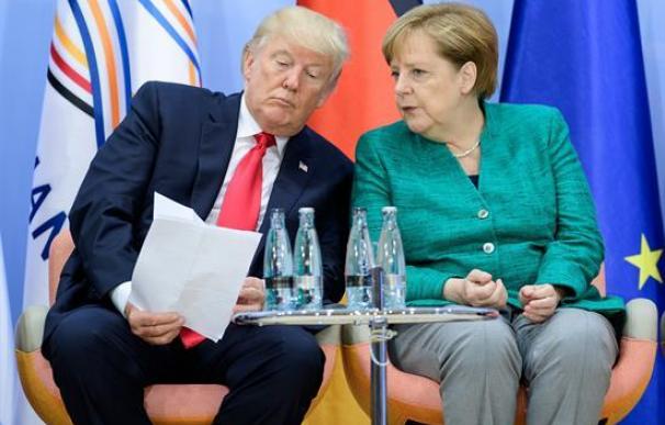 Donald Trump y Ángela Merkel firman tablas en la reunión del G20