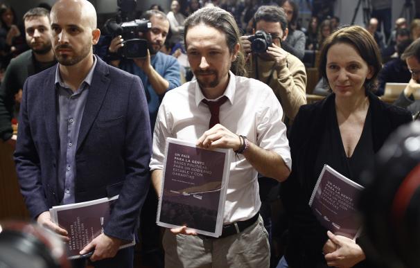 Pablo Iglesias cree que hay "tiempo de sobra" para negociar un gobierno con Sánchez si el PSOE deja sus "vetos"