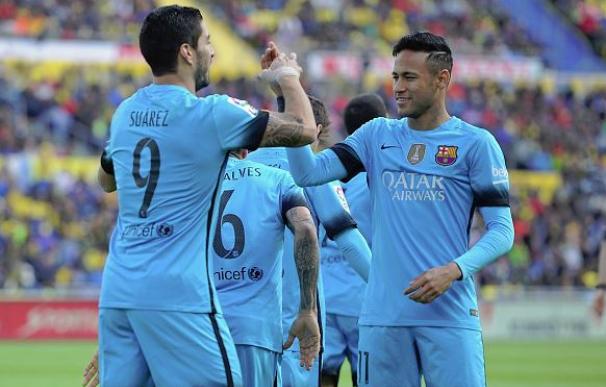 Las Palmas 1-2 Barcelona: Luis Suárez pone en jaque la Liga / Getty Images.