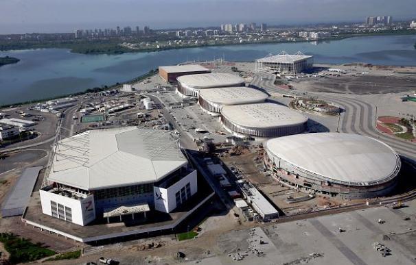 Un drone sobrevuela el Parque Olímpico de Río a seis meses de las Olimpiadas / Getty Images.