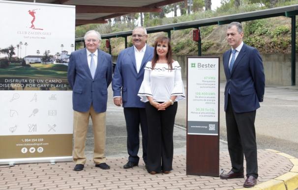 Bester inaugura una marquesina fotovoltaica para autoconsumo instalada en el Club Zaudín Golf