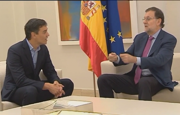 Rajoy y Sánchez abren una etapa de diálogo tras su reunión más larga