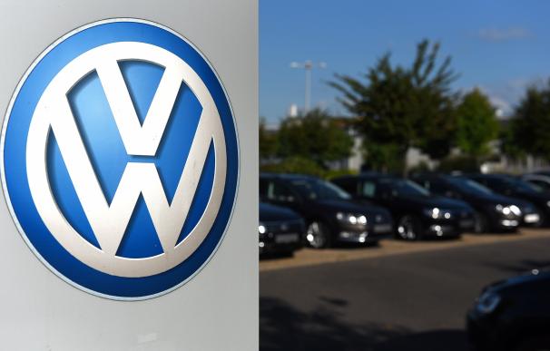 The logo of German car maker Volkswagen (VW) is se
