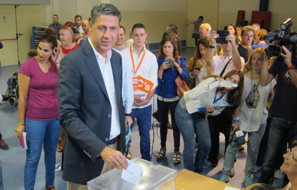 El candidato del PP a la Presidencia de la Generalitat, Xavier García Albiol.