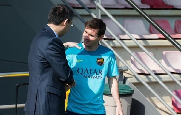 Bartomeu: "La unión de Messi y el Barça seguirá hasta el final de su carrera"