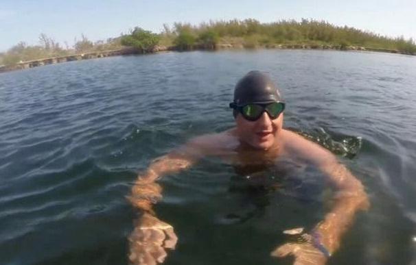 Cruzar el Atlántico sin parar, el reto jamás logrado del nadador Ben Hooper