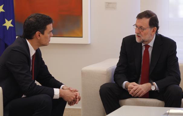Rajoy buscará mañana el apoyo de Pedro Sánchez para hacer frente al desafío independentista