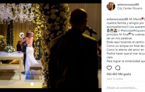 Antonella Roccuzzo comparte las imágenes más íntimas de su boda con Messi