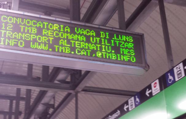 El Metro de Barcelona llega a su novena jornada de huelga este lunes