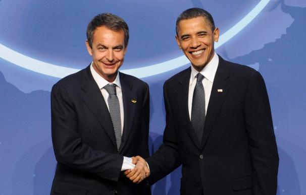 Obama expresa su apoyo a Zapatero por las medidas para fortalecer la economía