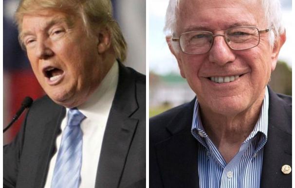 El republicano Trump y el demócrata Sanders se imponen con claridad a sus rivales en New Hampshire