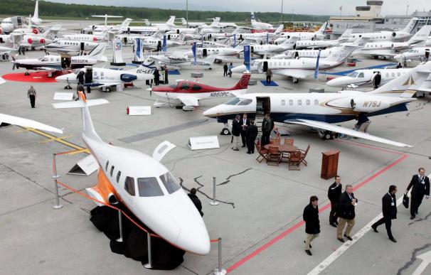 El exclusivo mundo de la aviación privada se cita desde hoy en Ginebra