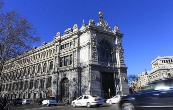 Vista del Banco de España.
