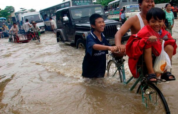 Al menos 28 muertos y 3.000 desplazados por las inundaciones en Birmania