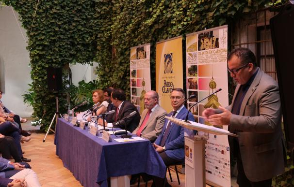 El rector de la UPO y el presidente de la Diputación inauguran los Cursos de Verano en Carmona