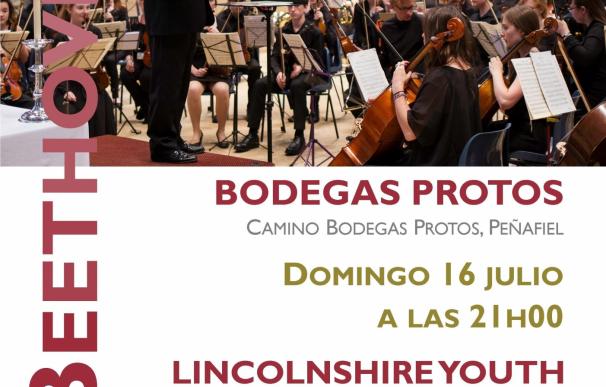 La nueva bodegas Protos de Peñafiel acogerá un concierto de música clásica a cargo de 'Lincolnshire Youth Symphony'