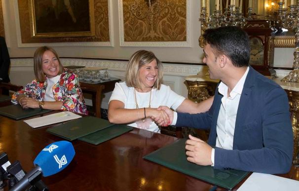 Diputación y Jóvenes Empresarios firman un acuerdo para contactar a los emprendedores con las empresas